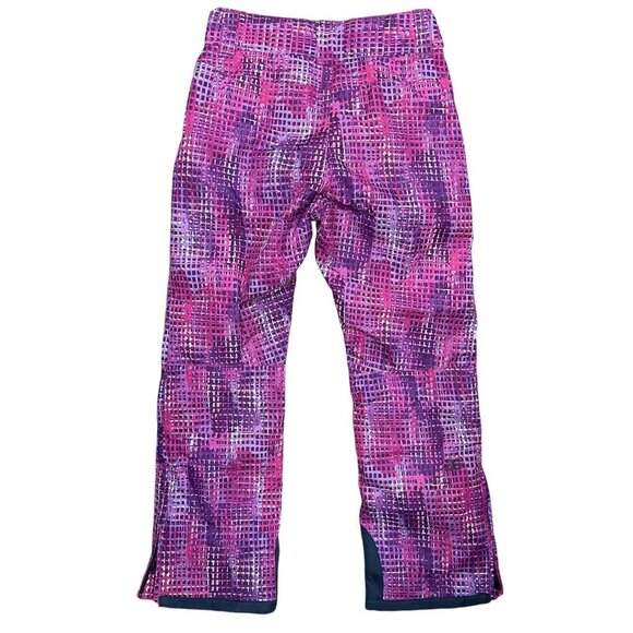 ❄️ Arctix Women's Pink Purple Print Insulated Snow Pants SZ S Adjustable Waist - Picture 5 of 6